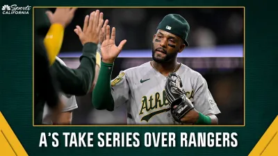 Athletics shut out Rangers to secure series win with dominant pitching