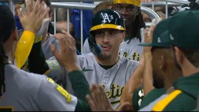 Bleday's fourth homer of season adds to Athletics' lead in Miami