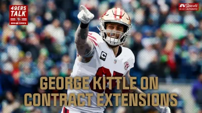 Kittle discusses 49ers contract extension, advice to Brock