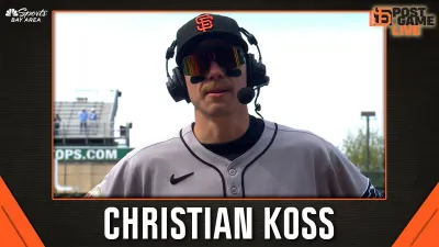 Koss breaks down Giants series win over Cubs, clutch hitting this season