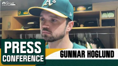 Hoglund certain he belongs with Athletics after second strong start