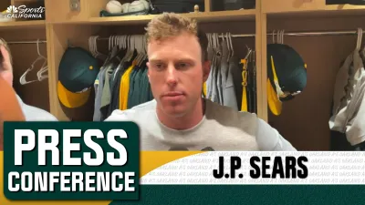 Sears felt in control during strong Athletics start vs. Yankees