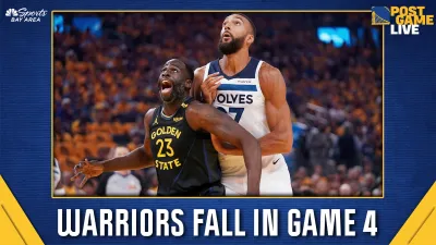 Warriors' offense stalls in deflating Game 4 loss to Wolves