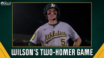 Athletics' Wilson reflects on two-homer game in hometown vs. Dodgers