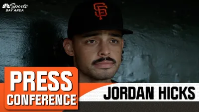 Hicks addresses move back to Giants' bullpen after shaky start