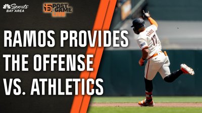 Ramos' bat sparks Giants' thrilling comeback win over Athletics