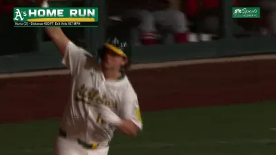 Athletics' Kurtz cuts into Angels' lead with solo homer in fifth