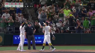 Kurtz keeps Athletics alive with late three-run shot
