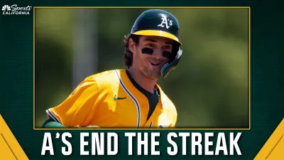 Athletics finally end losing streak in comeback win over Phillies