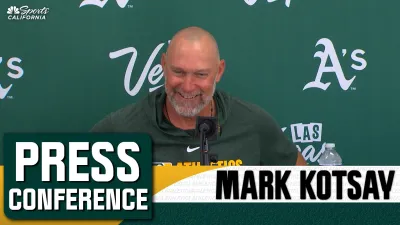 Kotsay proud of Athletics' skid-snapping win after ejection