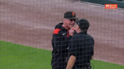 Watch Melvin's heated outburst after ejection in Giants-Tigers