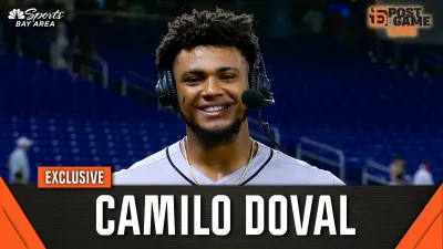 Doval ‘proud' to have mom watch him pitch in MLB for first time