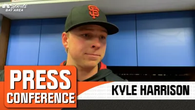 Harrison ‘feeling great' after Giants' bounce back-win vs. Marlins