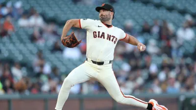 SAN FRANCISCO, CA – MAY 19: Robbie Ray #38 of the Kansas City Royals pitches during the game between the Kansas City Royals and the San Francisco Giants at Oracle Park on Monday, May 19, 2025 in San Francisco, California. (Photo by Kavin Mistry/MLB Photos via Getty Images)