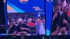 Watch Kuminga, Lacob joke around on jumbotron at Valkyries game