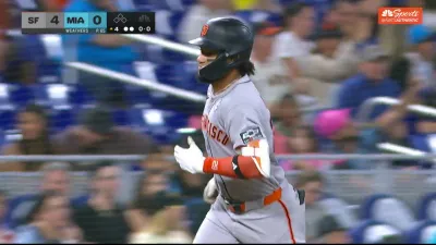Matos blasts three-run homer to put Giants up 4-0 over Marlins