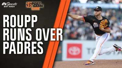 Giants waste Roupp's impressive outing in one-run loss to Padres
