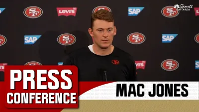 Jones looks forward to working with Purdy in 49ers' system