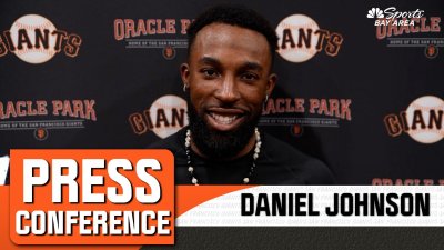 Johnson ‘speechless' after shining Giants debut, win vs. Padres