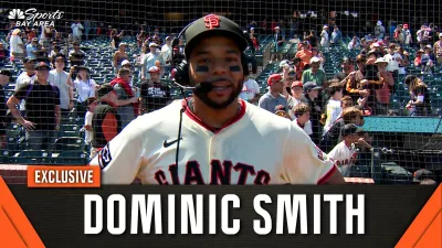 Smith ‘happy to be a Giant' after fueling comeback win over Padres