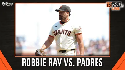 Ray logs another dominant outing in Giants' 3-2 win over Padres