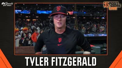 Fitzgerald details his aggressive mindset in Giants' win vs. Braves