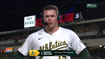 Miller claims he's ‘always ready' after Athletics' win over Orioles