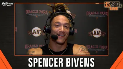 Bivens credits Chapman for keeping Giants in the game vs Braves