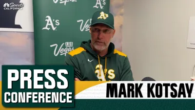 Clarke's remarkable catch left Athletics manager Kotsay awestruck
