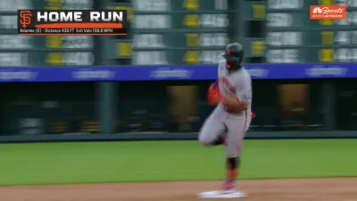Adames breaks home run slump with solo blast in Giants-Rockies