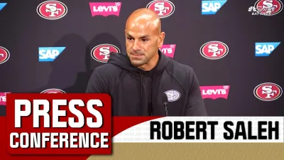Saleh praises Shanahan's communication, 49ers' defensive rookies