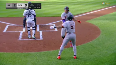 Giants' Adames homers in second consecutive game vs. Rockies