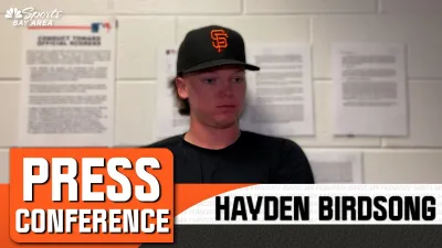 Hayden Birdsong ready to ‘truck on' after Giants' loss to Rockies