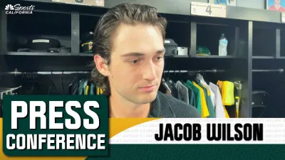 Wilson discusses return from injury in Athletics win over Royals