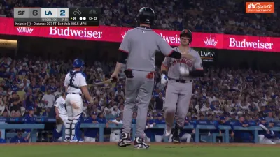 Knizner's first homer as a Giant adds to San Francisco's lead vs. Dodgers