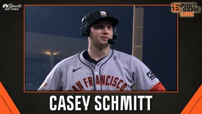 Schmitt breaks down his first career grand slam after Giants' win