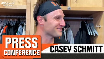 Schmitt reflects on playing career game in front of family, friends