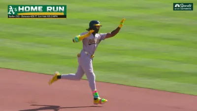 Butler crushes 10th homer of season to pad A's lead vs. Royals