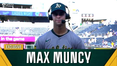 Muncy details mindset after clutch homer in A's shutout win vs. Royals