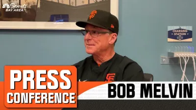 Melvin focused on series finale after Giants' loss to Dodgers