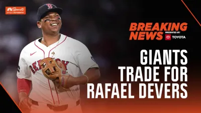 Giants acquire All-Star slugger Devers in trade with Red Sox