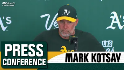 Kotsay highlights positives from Athletics' series loss to Guardians