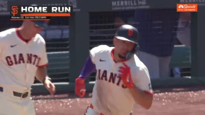 Willy Adames blasts ninth homer of season to extend Giants' lead over Red Sox
