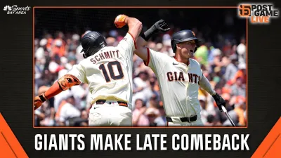 Giants' seventh-inning rally fuels thrilling comeback win in matchup vs. Red Sox