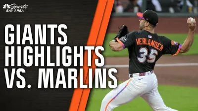Giants' bats struggle behind Justin Verlander in series-opening loss to Marlins