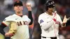 Harrison reacts to Giants' Devers trade that sent him to Red Sox