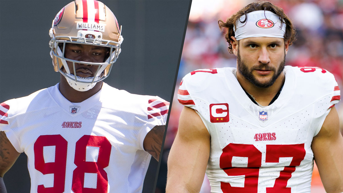 Kocurek encouraged by Bosa's mentorship of 49ers rookie Williams