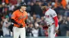 Wilmer Flores details bizarre postgame exchange with Aroldis Chapman after loss