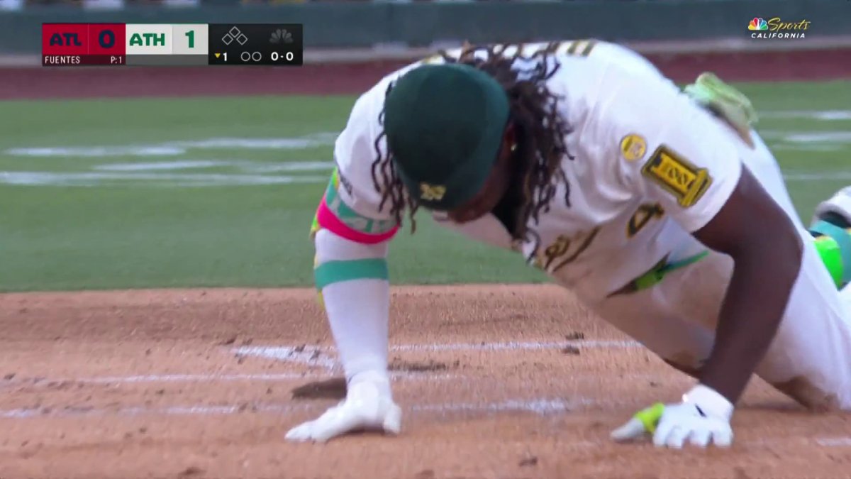 Lawrence Butler hustles for incredible inside-the-park homer – NBC Sports Bay Area & California