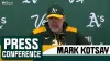 Mark Kotsay dissects Mitch Spence's tough outing in Athletics' loss to Braves